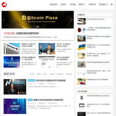 (自适应手机版)响应式比特币新闻资讯网类网站源码 HTML5金融货币资讯网站织梦模板